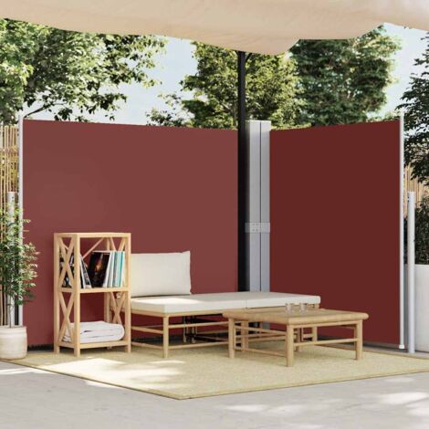 vidaXL Tenda da Sole Laterale Retrattile Marrone 180x600 cm