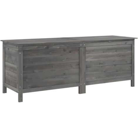 vidaXL Contenitore da Giardino Antracite 150x50x56,5 cm Massello Abete