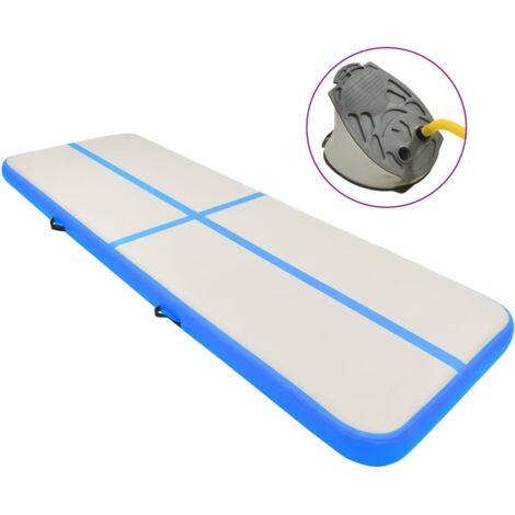 vidaXL Tappetino Ginnastica Gonfiabile con Pompa 300x100x20cm PVC