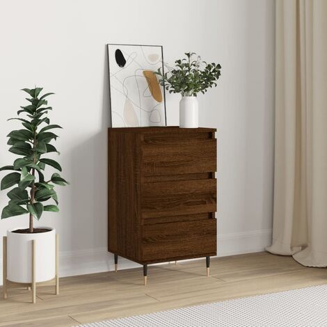 Credenza Buffet - Mobile da Cucina Rovere Marrone 92x35x75 cm in