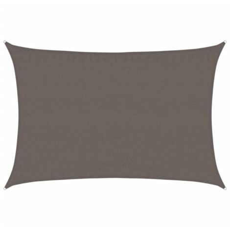 vidaXL Vela Parasole 160 g/m² Antracite 3,5x5 m in HDPE