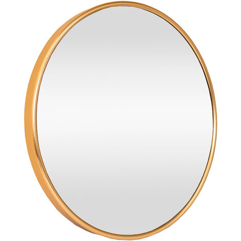 Specchio da Parete Ordona Rotondo Ø 40 cm color Oro