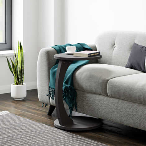ATLASIO Tavolino Smart Con Altoparlante Bluetooth E Caricatore Wireless – Ricarica, Musica E Design In Un Solo Mobile