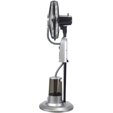 Ventilatore A Piantana KOOPER 50W - 3 Velocità, Oscillazione, Altezza Regolabile 105-140 Cm, Colore Nero