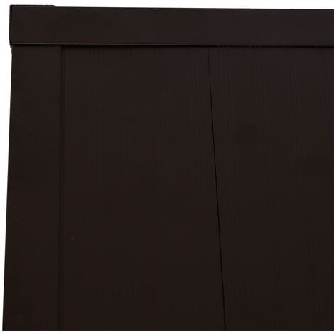 Copri condizionatore esterno copertura protettiva e decorativa HWC-K59  73x90x38cm alluminio marrone