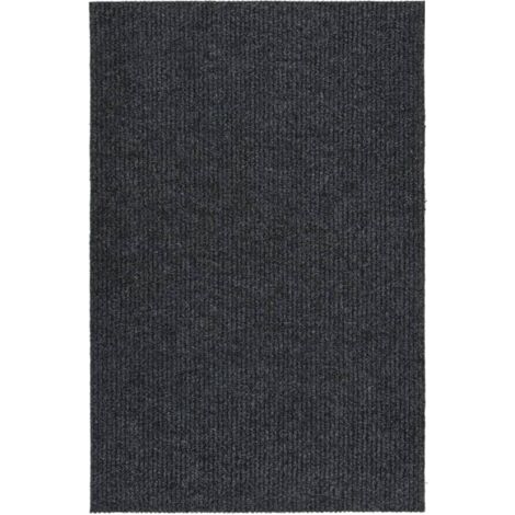 Tappeto Corsia Acchiappa Polvere 100x150 cm Antracite vidaXL