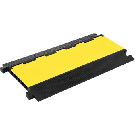 vidaXL Dosso Passacavi con 5 Canali 90 cm in Gomma