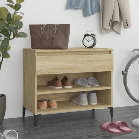 Scarpiera Rovere Sonoma 60x35x105 cm in Legno Multistrato 829639