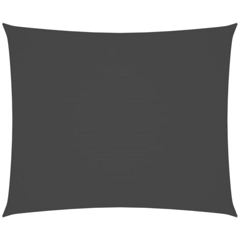 vidaXL Parasole a Vela Oxford Rettangolare 6x7 m Antracite