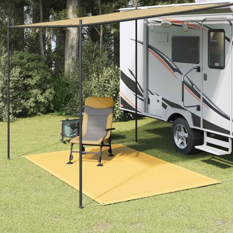 vidaXL Tappeto da Tenda 200x300 cm Beige (1/5)