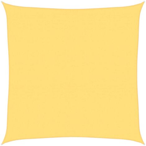 Vela Parasole 160 g/m² Beige 7x7 m in HDPE vidaXL