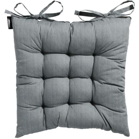 Madison Florance Lounge-Cuscino Universale: 50% Cotone, 50% Poliestere, Modello Basic, Colore: Grigio, Grigio, 60 x 43 cm