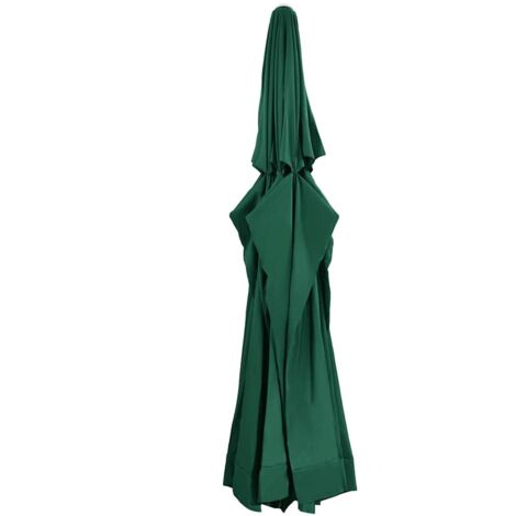 Telo di Ricambio per Ombrellone Verde 610 cm vidaXL