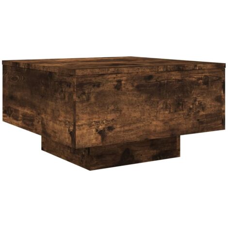 vidaXL Tavolino da Salotto Rovere Fumo 55x55x31cm in Legno Multistrato