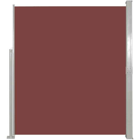 vidaXL Tenda da Sole Laterale Retrattile 160 x 500 cm Marrone