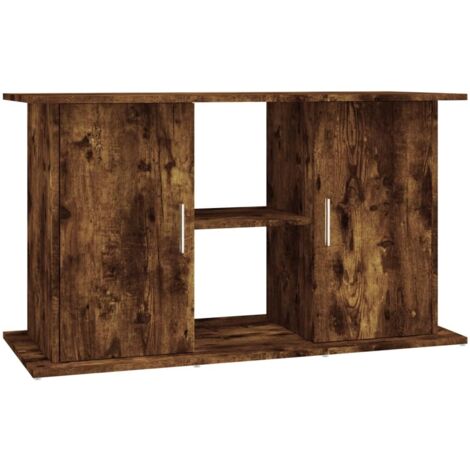 vidaXL Supporto Acquario 101x41x58 cm in Legno Multistrato Rovere