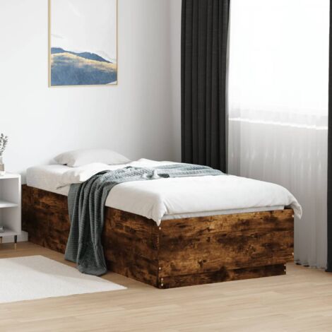 2 Supporti Per Altoparlanti In Legno Multistrato Rovere Fumé - 30x30x40 Cm, Carico 9.5 Kg, Per Diffusori E Dispositivi Elettronici
