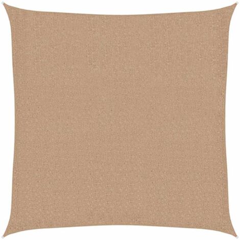 Vela Parasole 160 g/m² Grigio Talpa 6x6 m in HDPE vidaXL