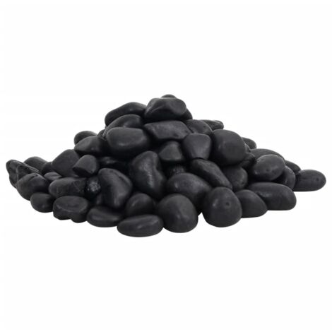 Ciottoli Levigati 10 kg Neri 2-5 cm vidaXL
