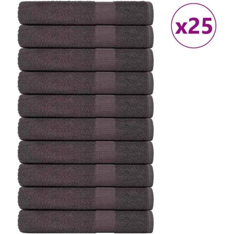 vidaXL Asciugamani per sauna FROGN 25 pz Antracite 80x200 cm 360