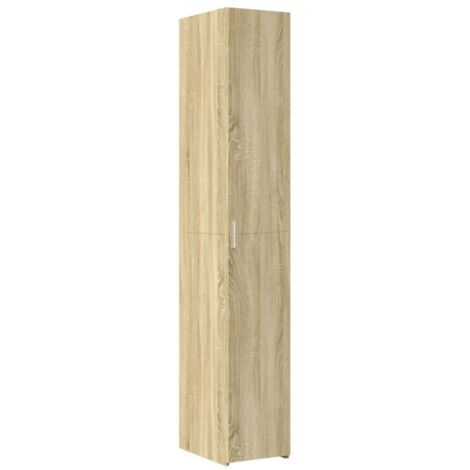 vidaXL Credenza Rovere Sonoma 30x42,5x185 cm in Legno Multistrato