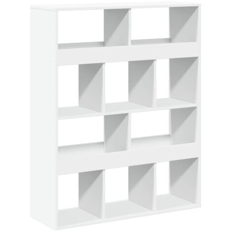 vidaXL Divisorio Stanza Bianco 100x33x125,5 cm in Truciolato