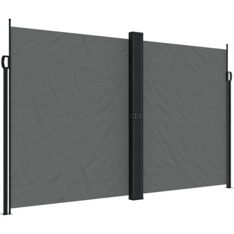 vidaXL Tenda da Sole Laterale Retrattile Antracite 200x1000 cm
