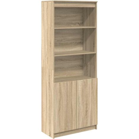 vidaXL Credenza Rovere Sonoma 70x35x180 cm in Legno Multistrato