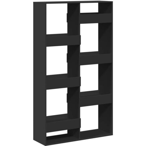 vidaXL Divisorio Nero 100x33x175 cm in Truciolato