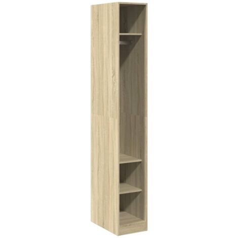 vidaXL Armadio Rovere Sonoma 30x50x200 cm in Legno Multistrato