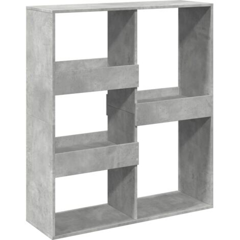 vidaXL Divisorio Grigio Cemento 100x33x115 cm in Truciolato
