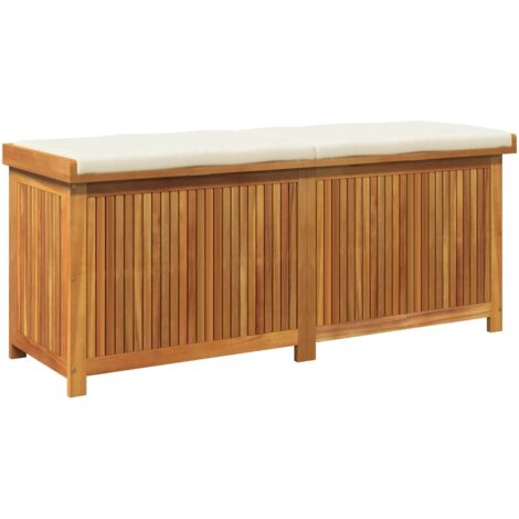 vidaXL Scatola Cuscini da Esterno 150x50x60,5 cm Legno Massello Acacia