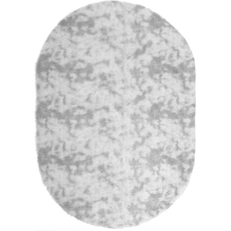 vidaXL Tappeto Shaggy a Pelo Lungo NAVARRA Grigio Argento 300x200 cm
