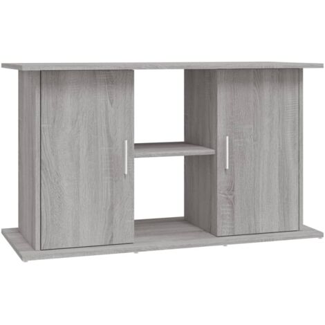 vidaXL Supporto Acquario 101x41x58 cm Legno Multistrato Grigio Sonoma