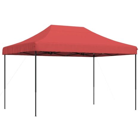 vidaXL Tenda da Festa Pieghevole Pop-Up Bordò 410x279x315 cm