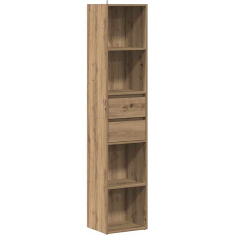 vidaXL Libreria Rovere Artigianale 36x30x171 cm Legno Multistrato