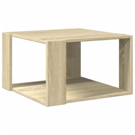 vidaXL Tavolino Salotto Rovere Sonoma 51,5x51,5x30cm Legno