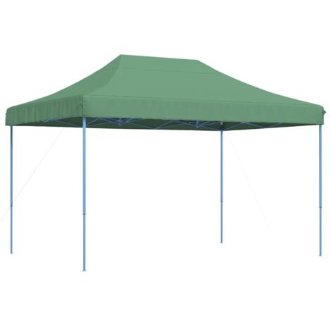vidaXL Tenda da Festa Pieghevole Pop-Up Verde 410x279x315 cm
