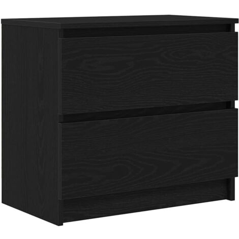 vidaXL Mobile Porta TV Nero 60x35x54 cm in Legno Multistrato