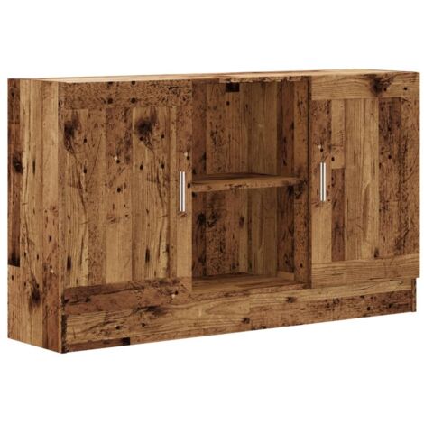 vidaXL Credenza Legno Antico 120x30,5x70 cm in Truciolato