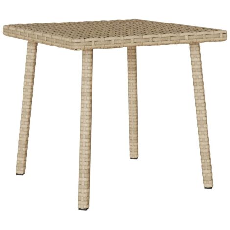 vidaXL Tavolino da Giardino Rettangolare Beige 40x40x37 cm