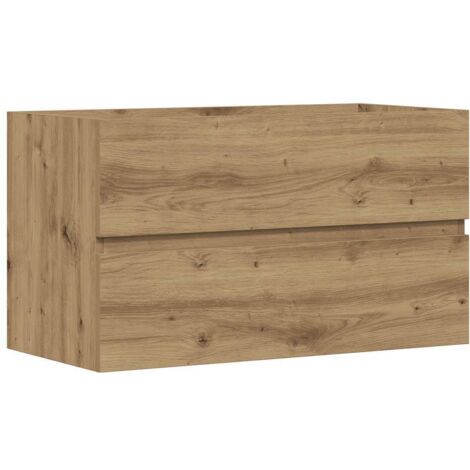 vidaXL Mobile Lavabo Rovere Artigianale 90x38,5x45 cm in Truciolato