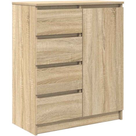 vidaXL Credenza con Cassetti Rovere Sonoma 71x35x84 cm in Truciolato