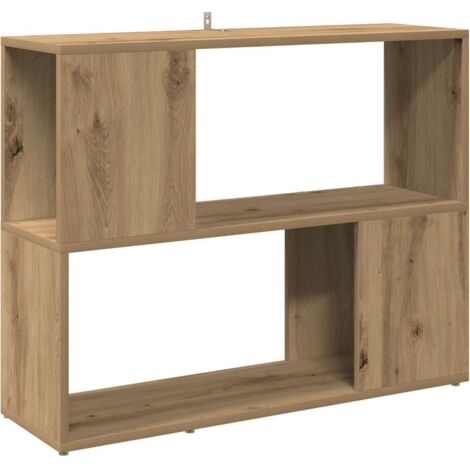 vidaXL Libreria/Divisorio Rovere Artigianale 80x24x63 cm