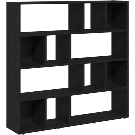 vidaXL Libreria/Divisorio Rovere Nero 105x24x102 cm