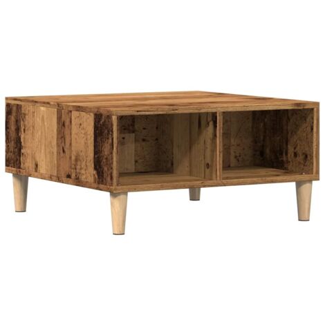 vidaXL Tavolino da Salotto Legno Antico 60x60x30 cm Legno Multistrato (1/5)