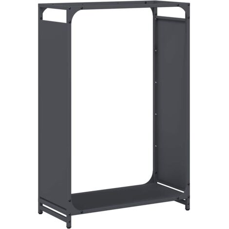 vidaXL Rastrelliera per Legna da Ardere Antracite 60x28x90 cm