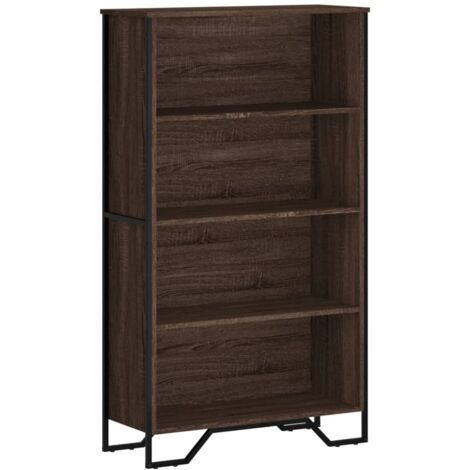 vidaXL Libreria Rovere Marrone 80x31x137,5 cm in Legno Multistrato (1/5)