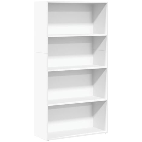 Libreria Bianca 80x30x152 cm in Legno Multistrato vidaXL