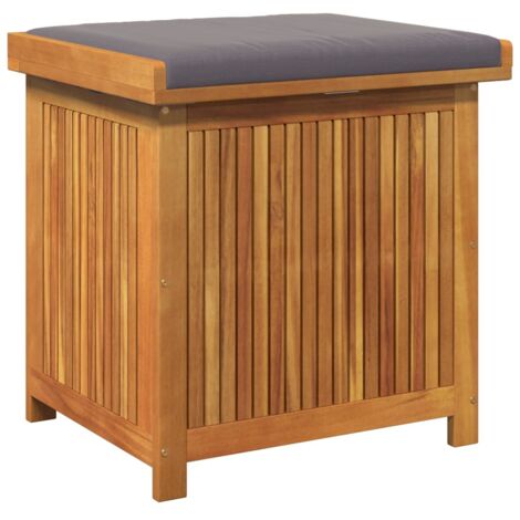 vidaXL Scatola Cuscini da Esterno 60x50x61 cm Legno Massello Acacia